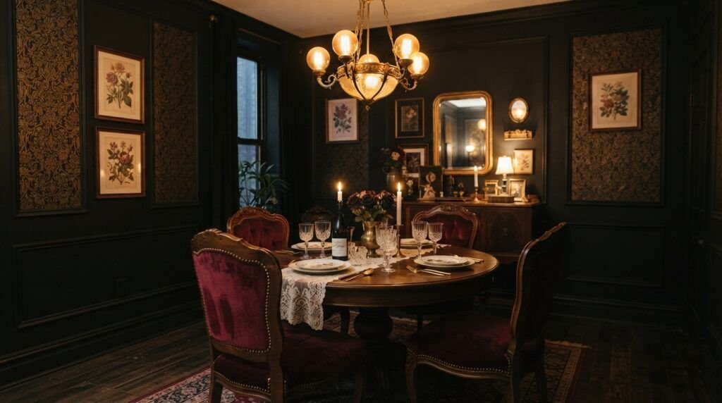Black Nouveau Decor
