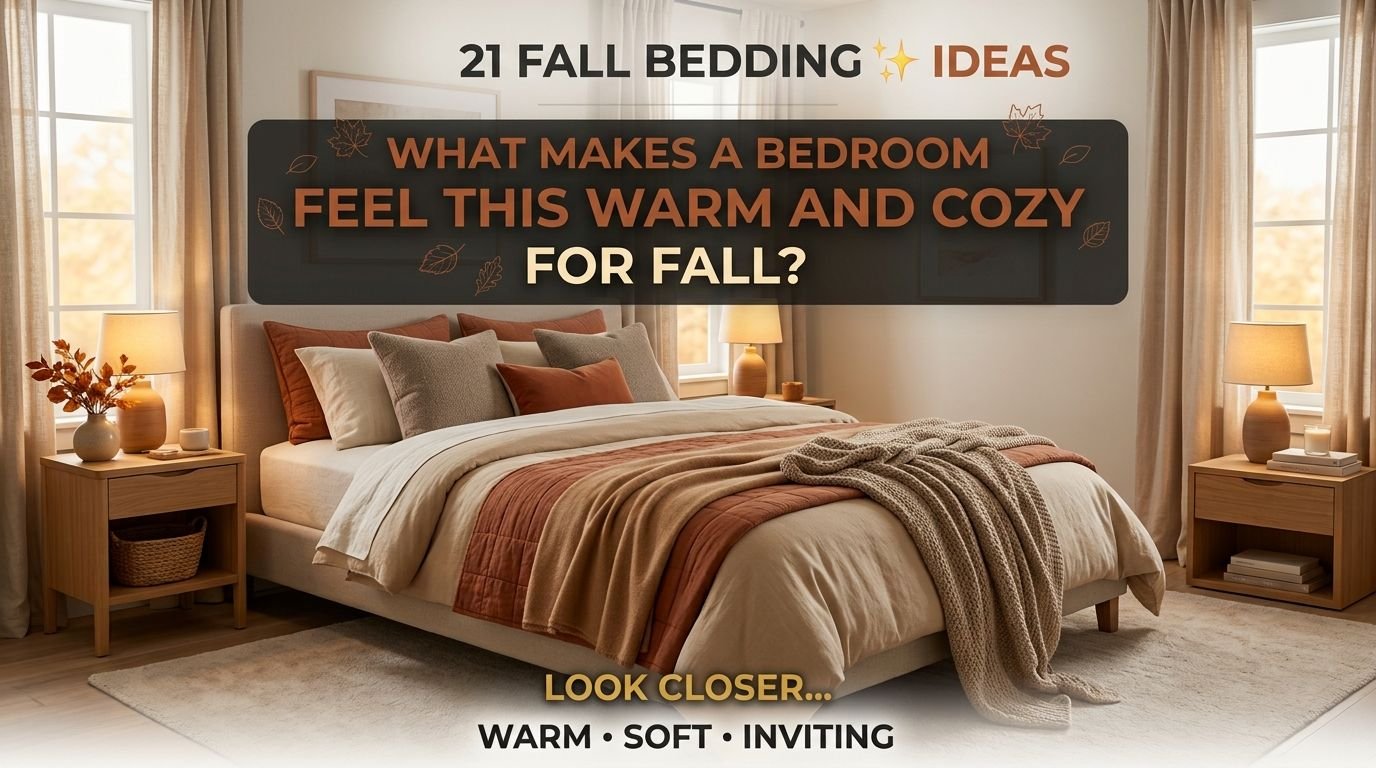 You are currently viewing 21 Fall Bedding Ideas to Create a Cozy & Warm Bedroom