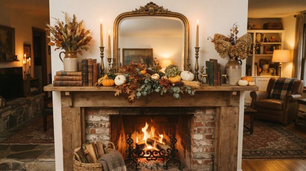 Fall Mantle Decor