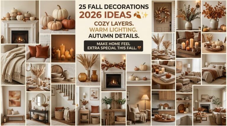 Read more about the article 25 Fall Decorations 2026 Ideas to Make Your Home Stylish & Welcoming