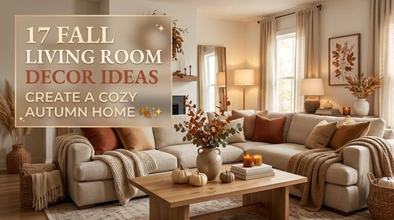 Read more about the article 17 Fall Living Room Decor Ideas for a Cozy Autumn Home