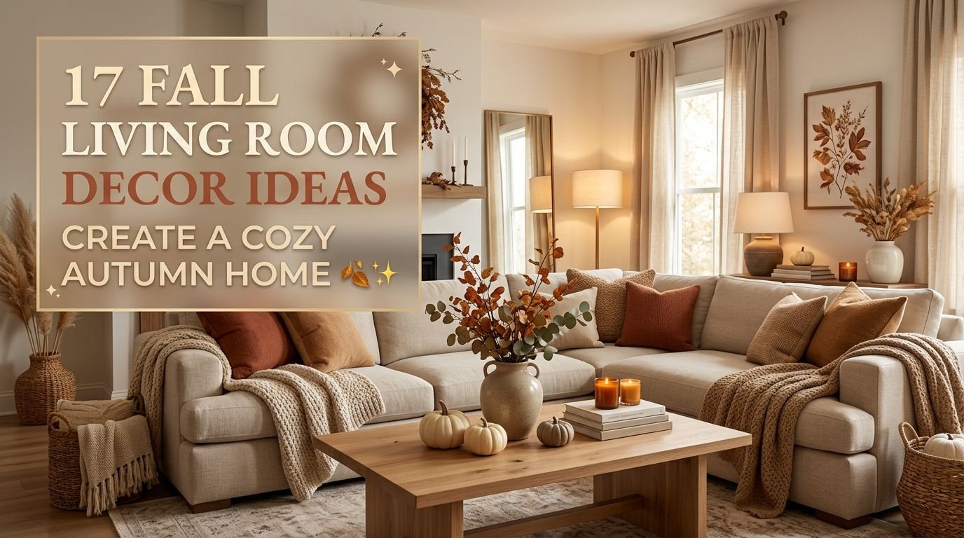 You are currently viewing 17 Fall Living Room Decor Ideas for a Cozy Autumn Home