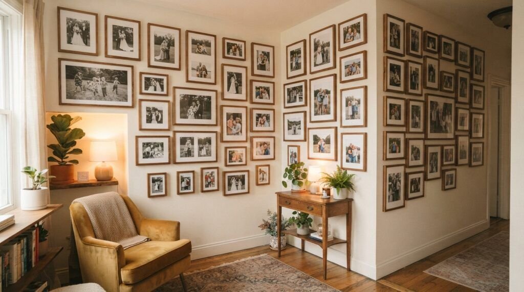 Corner Wall Gallery Ideas