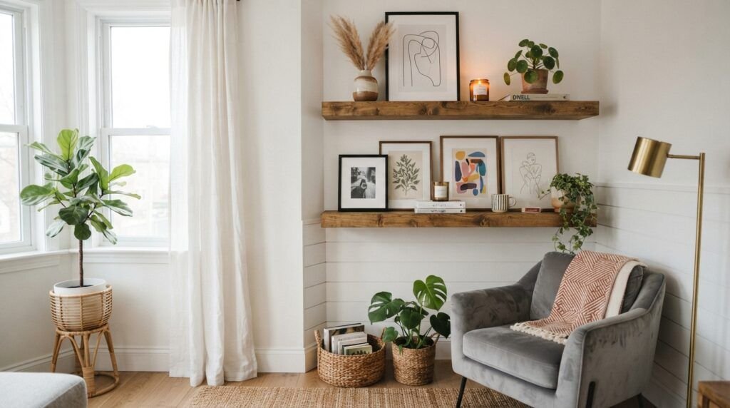 Corner Wall Gallery Ideas