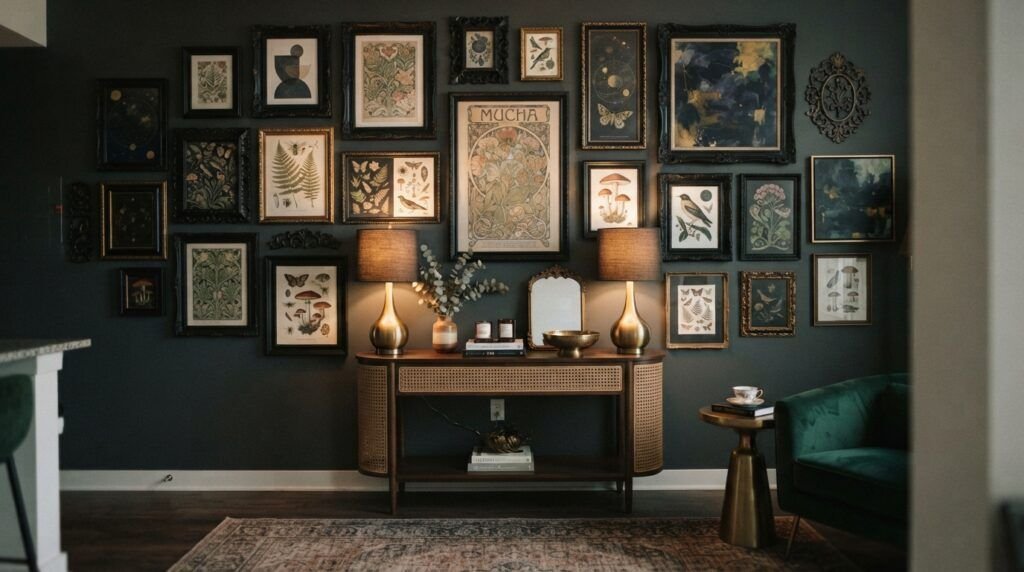 Black Nouveau Decor