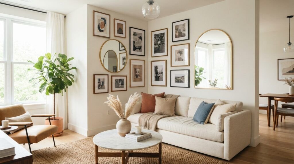 Corner Wall Gallery Ideas