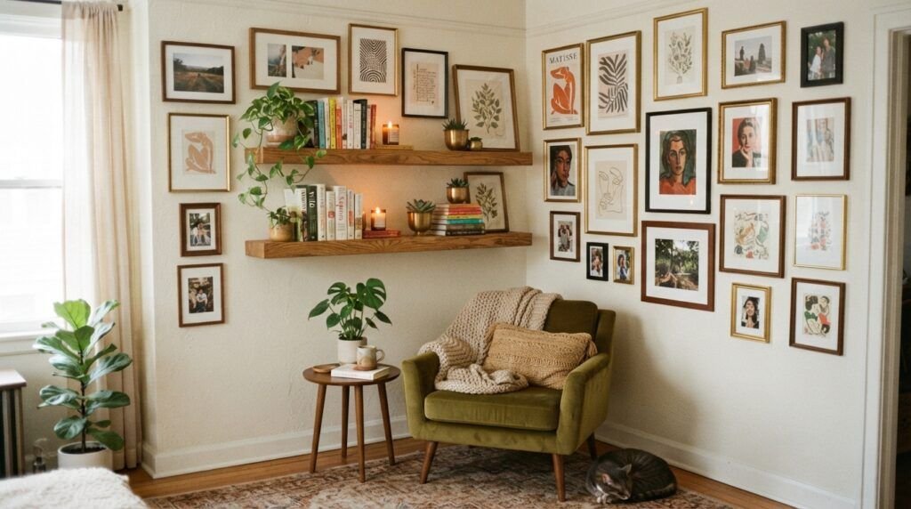 Corner Wall Gallery Ideas