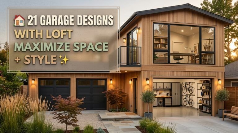 Read more about the article 21 Garage Designs with Loft That Maximize Space and Style