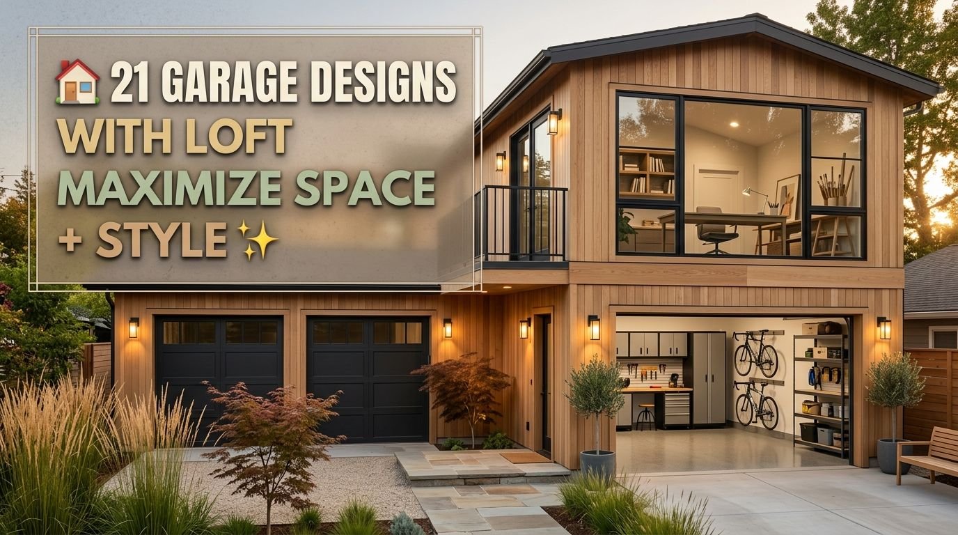 You are currently viewing 21 Garage Designs with Loft That Maximize Space and Style