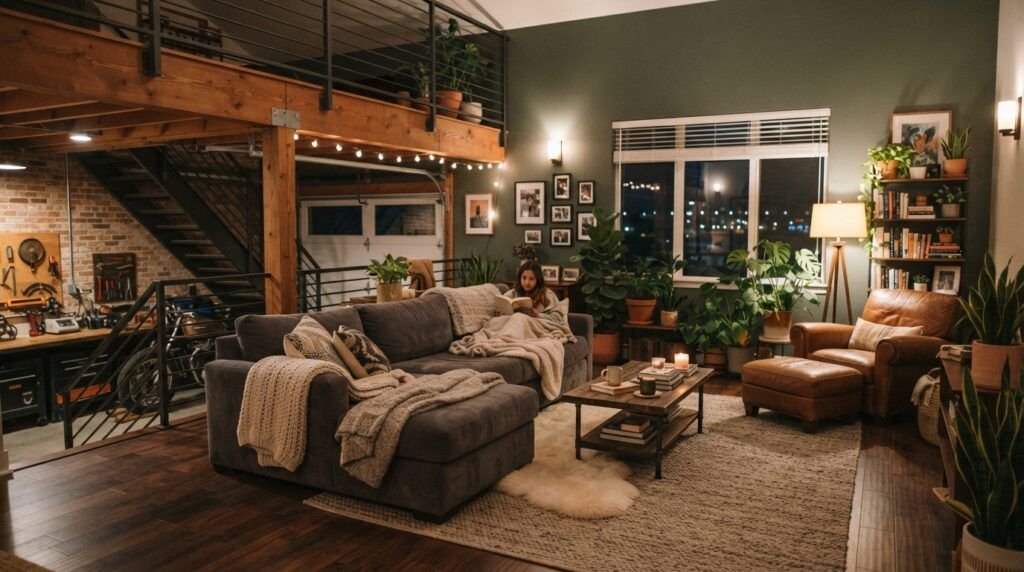Garage Designs with Loft
