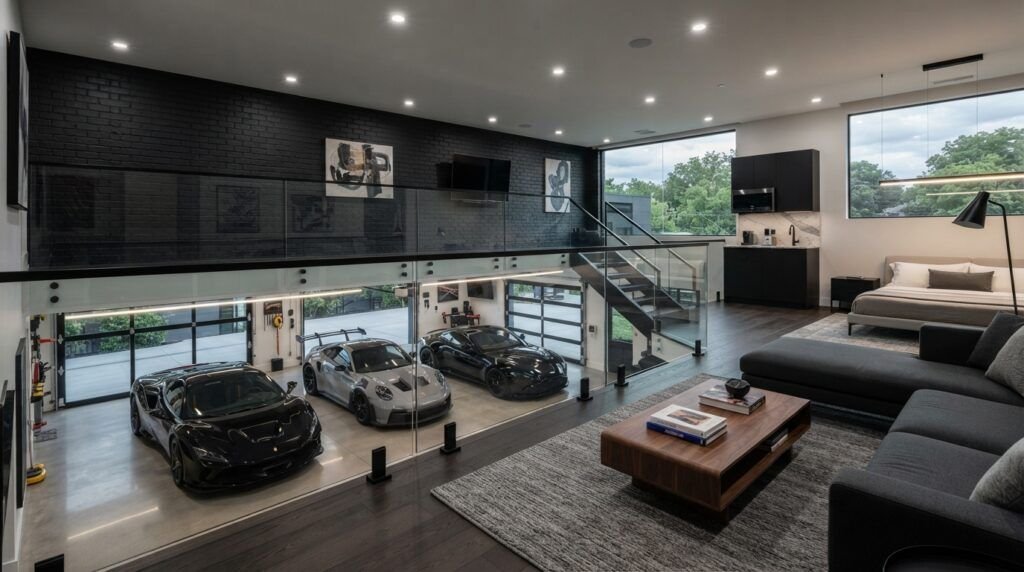 Garage Designs with Loft