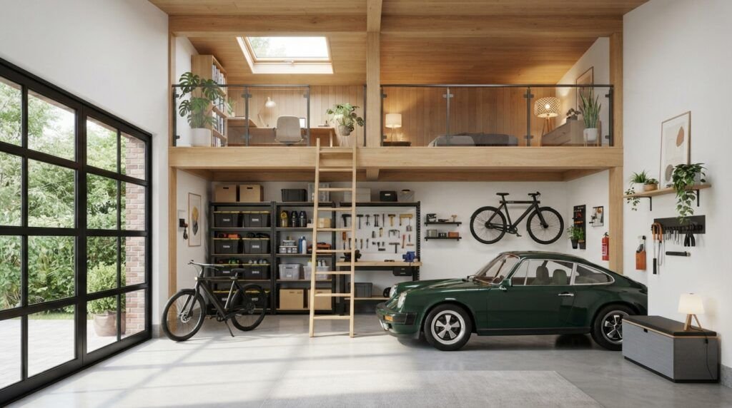 Garage Designs with Loft