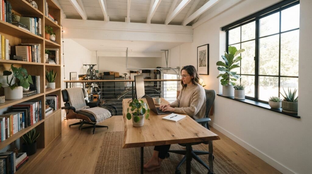Garage Designs with Loft