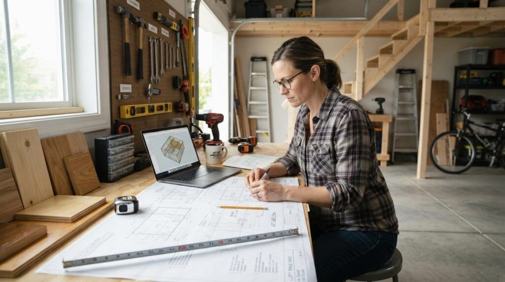 Garage Designs with Loft