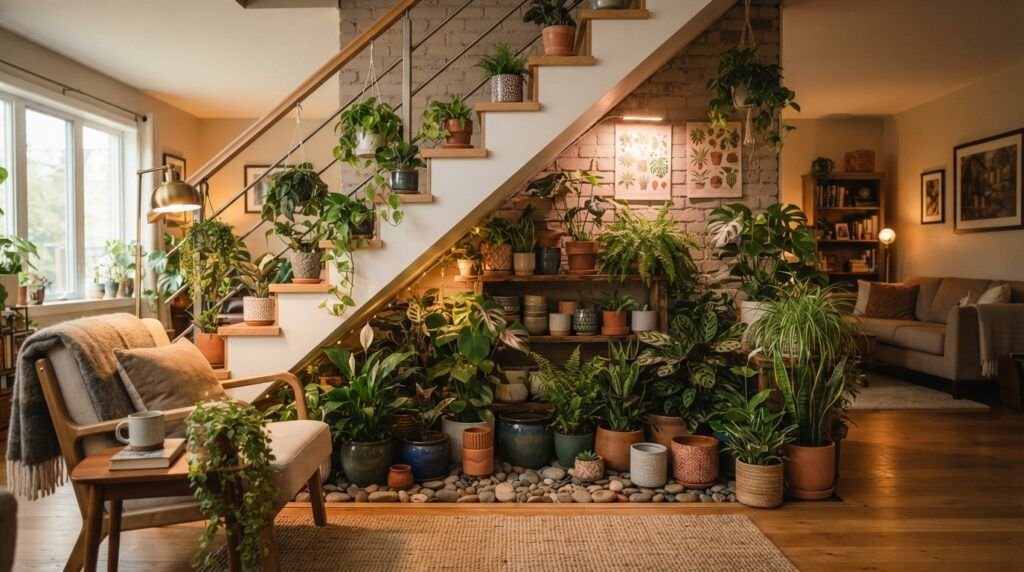 Indoor Staircase Garden