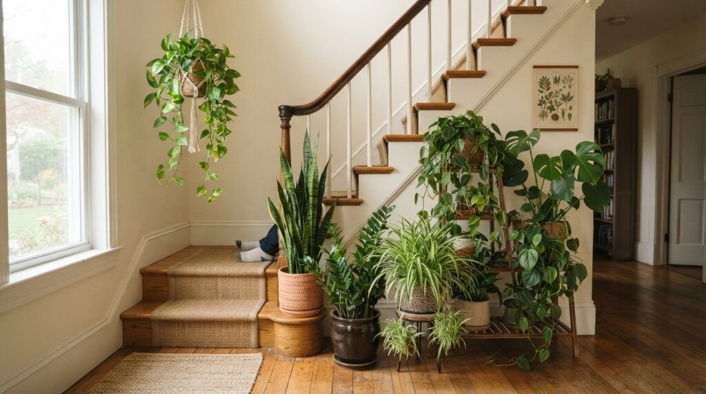 Indoor Staircase Garden