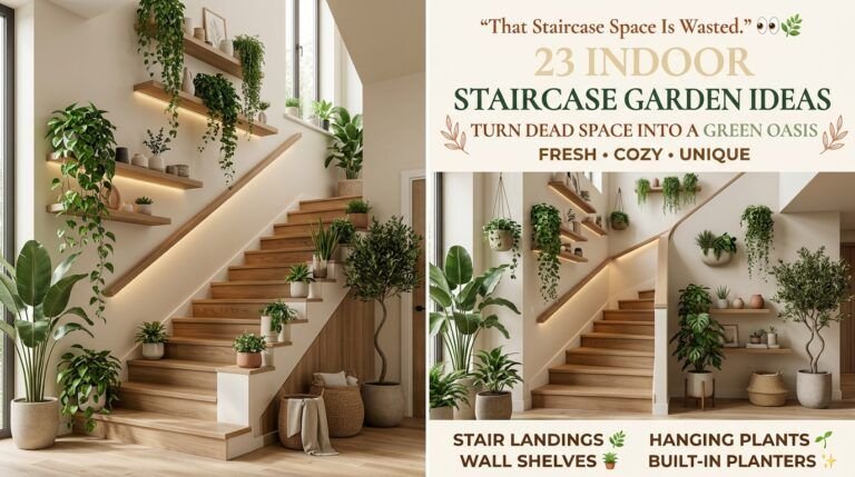 Read more about the article 23 Indoor Staircase Garden Ideas That Bring Life to Your Home