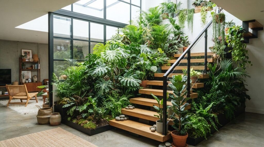 Indoor Staircase Garden