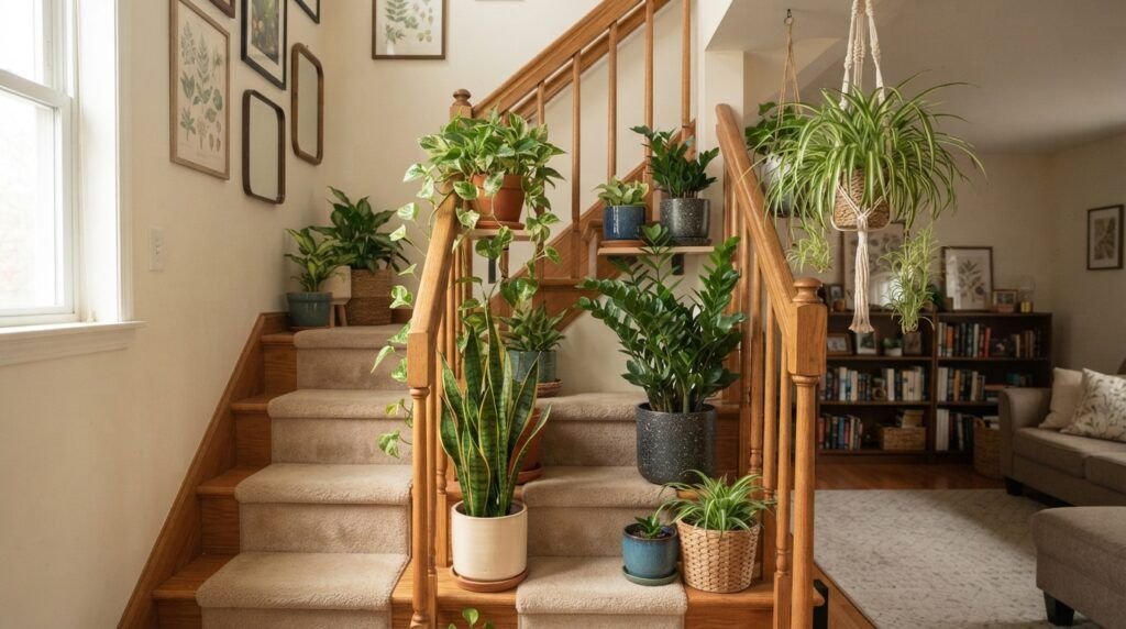 Indoor Staircase Garden