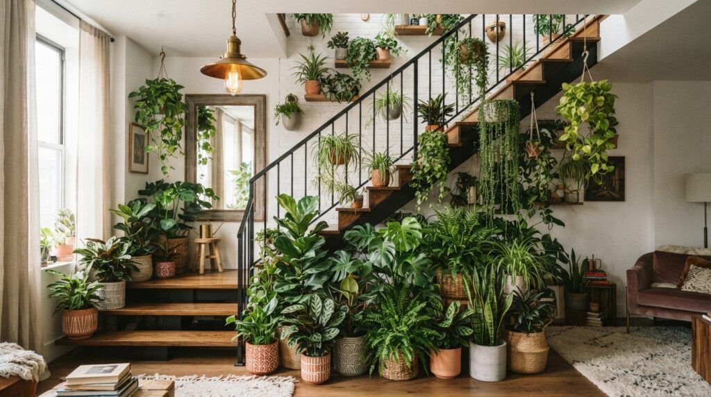 Indoor Staircase Garden