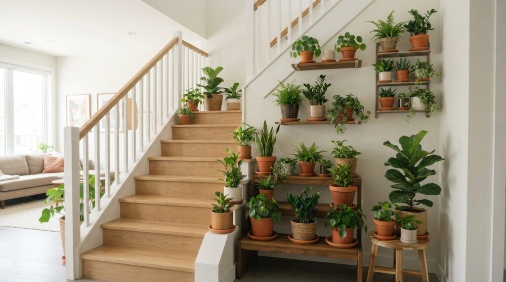 Indoor Staircase Garden