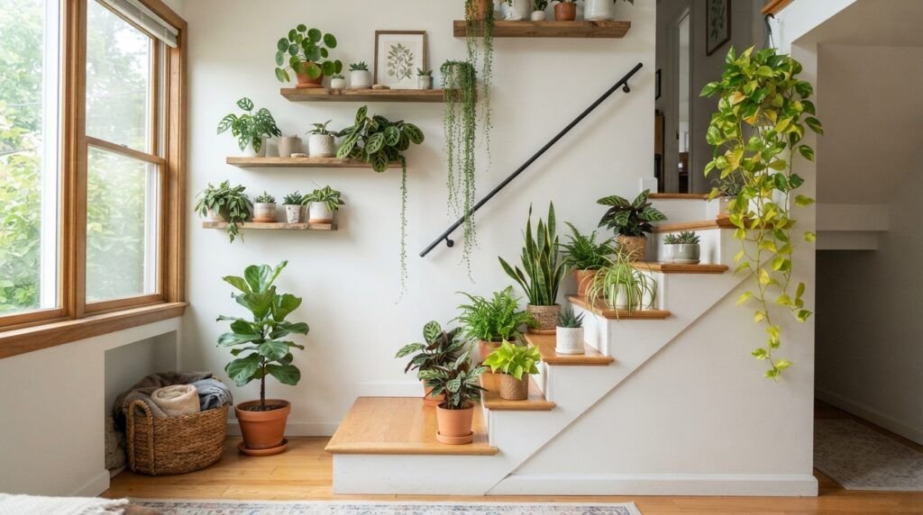 Indoor Staircase Garden