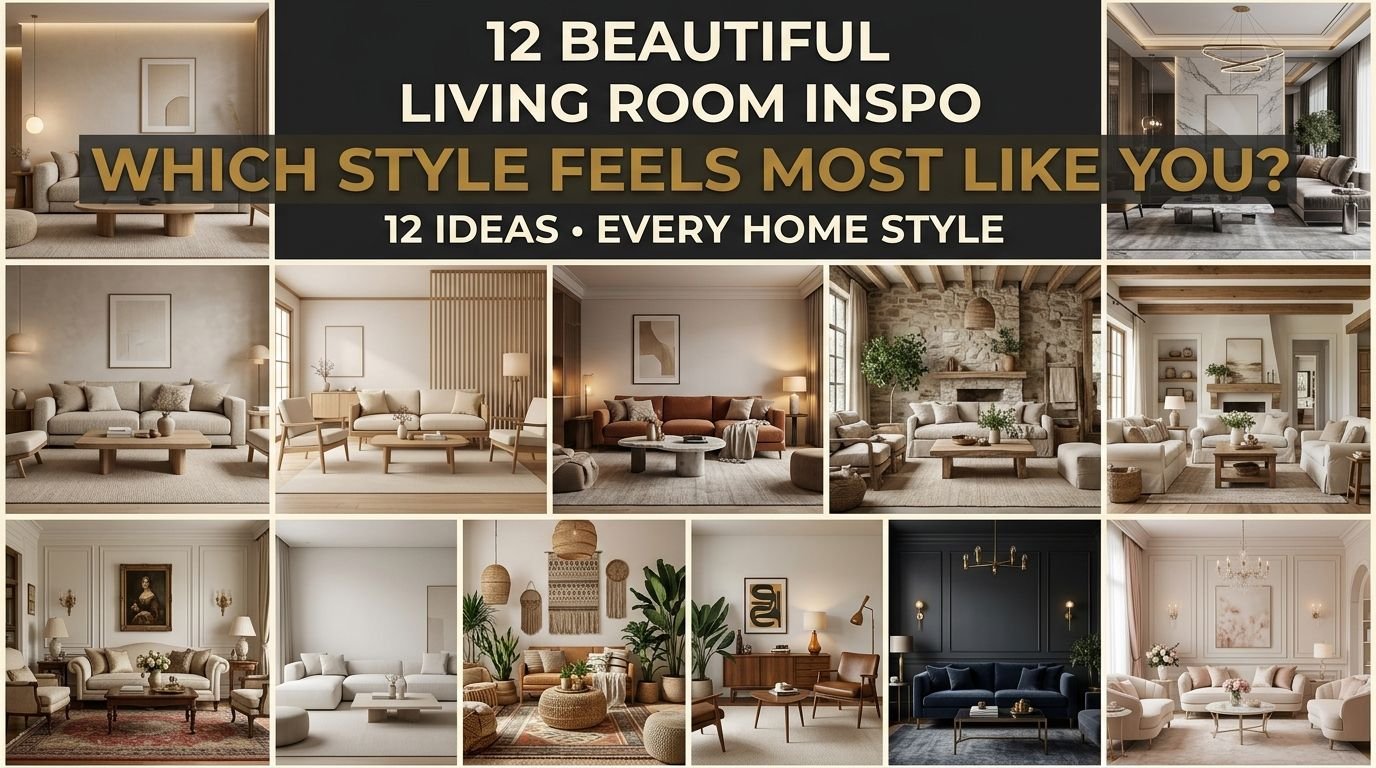 You are currently viewing 12 Beautiful Living Room Inspo Ideas for Every Home Style