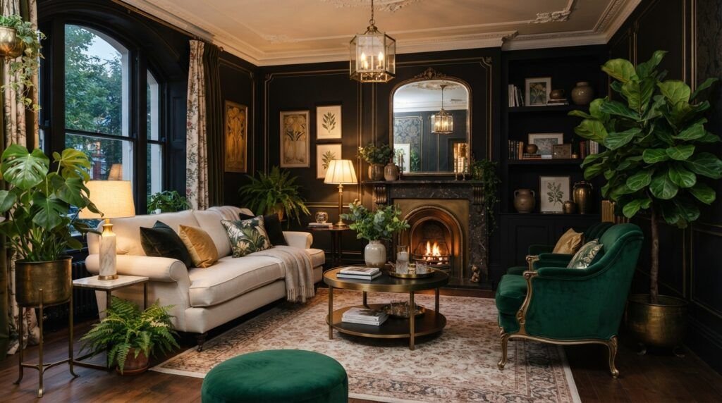 Black Nouveau Decor