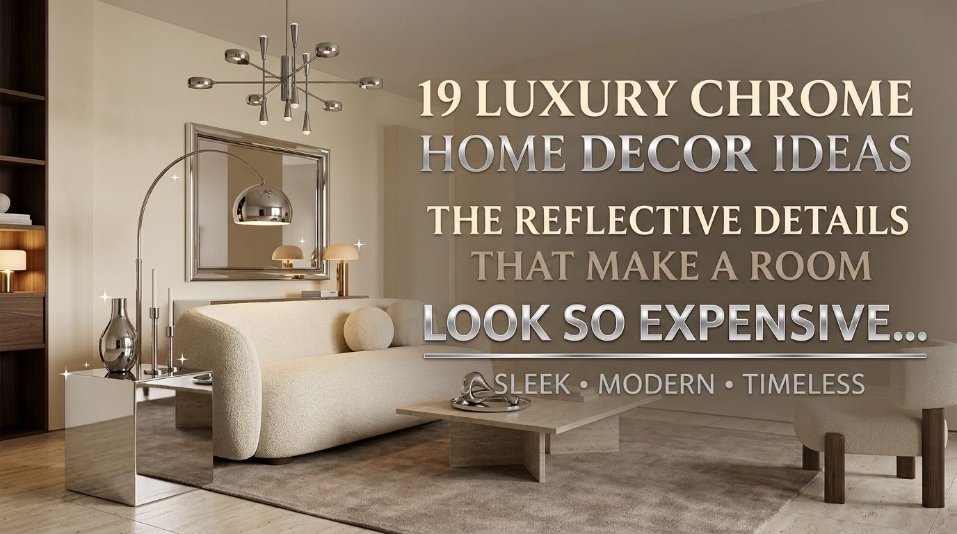 You are currently viewing 19 Luxury Chrome Home Decor Ideas That Make Your Home Look Expensive