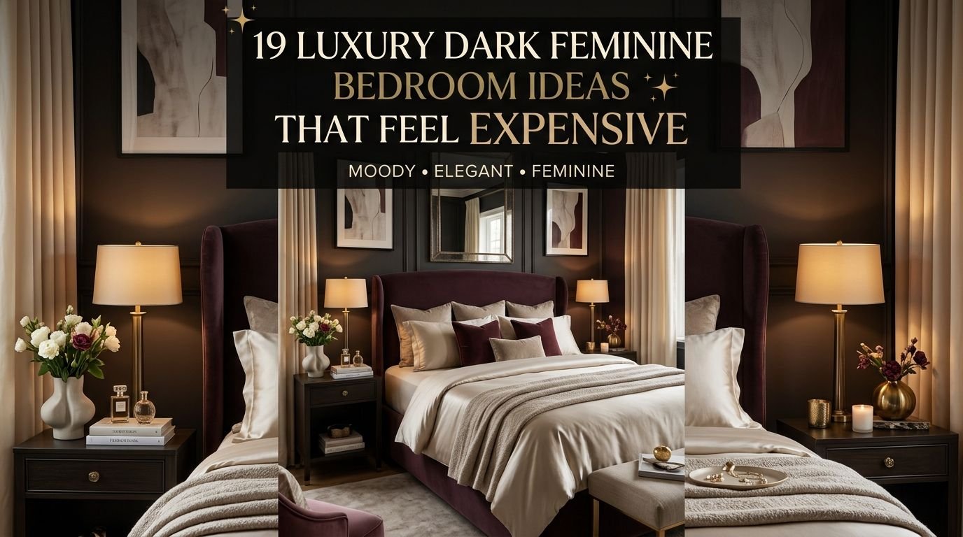 You are currently viewing 19 Luxury Dark Feminine Bedroom Ideas That Feel Expensive