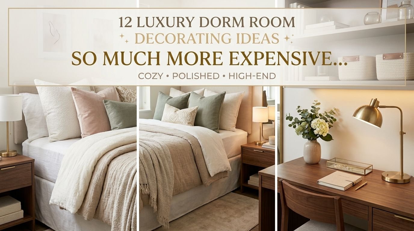 You are currently viewing 12 Luxury Dorm Room Decorating Ideas for a High End Look