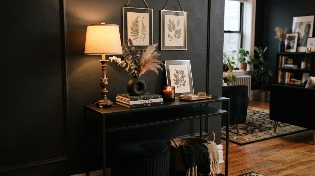 Black Nouveau Decor