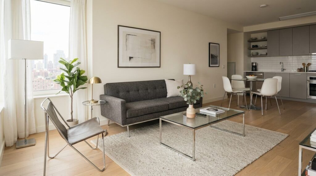 Chrome Living Room