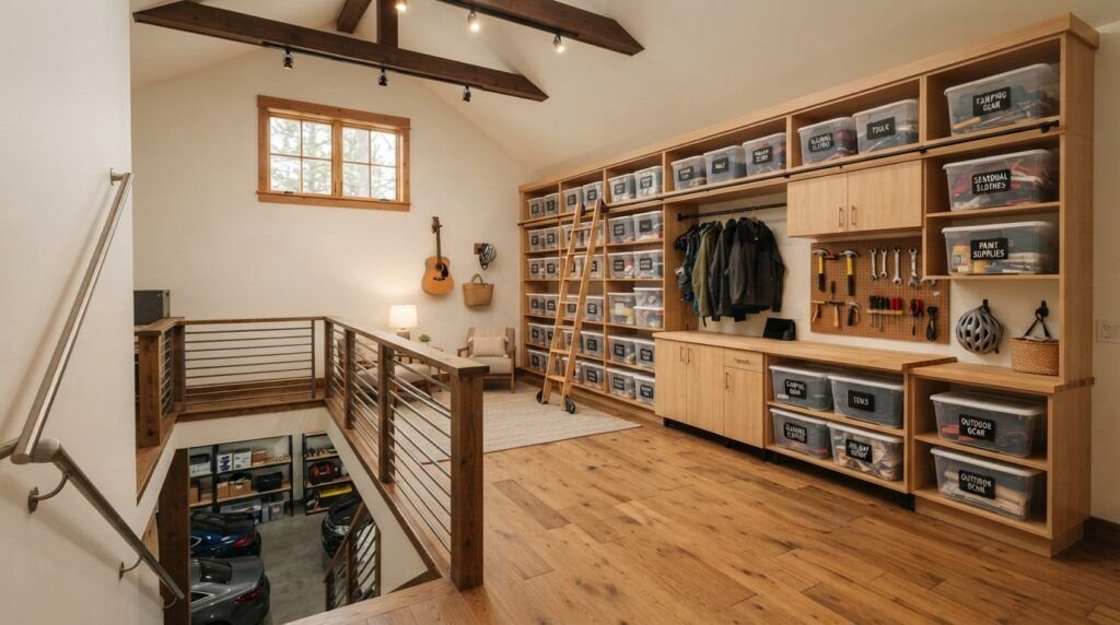 Garage Designs with Loft