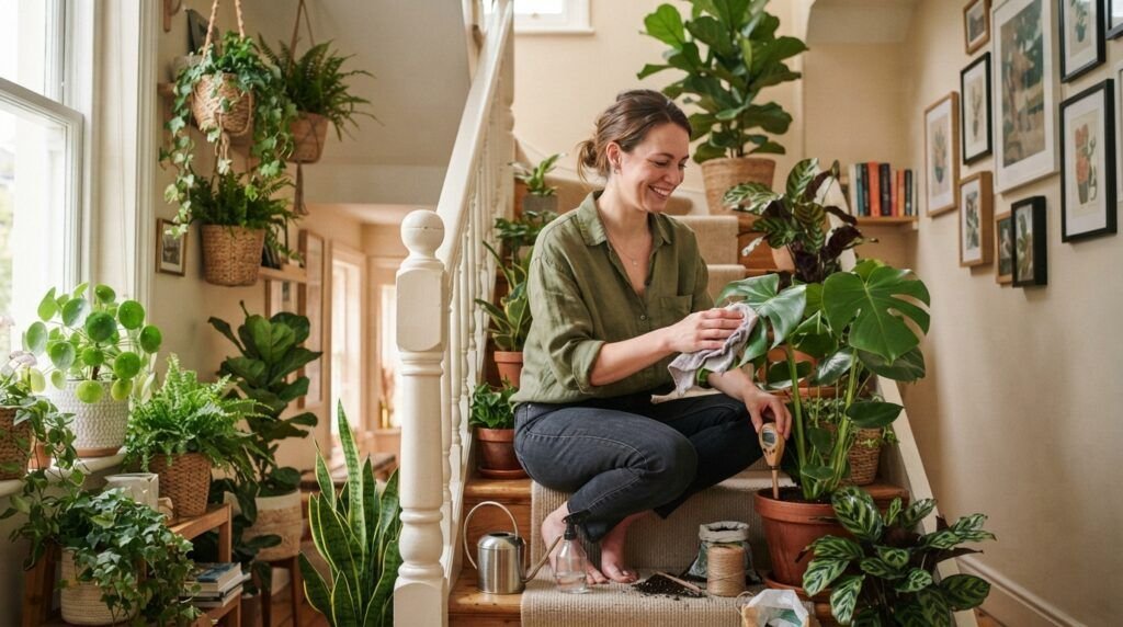Indoor Staircase Garden