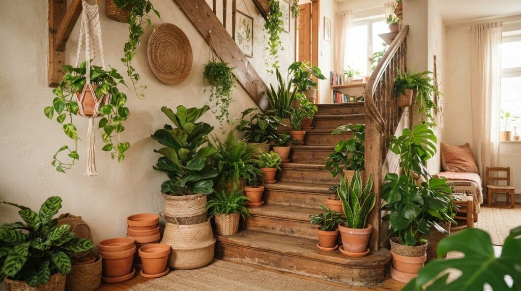 Indoor Staircase Garden