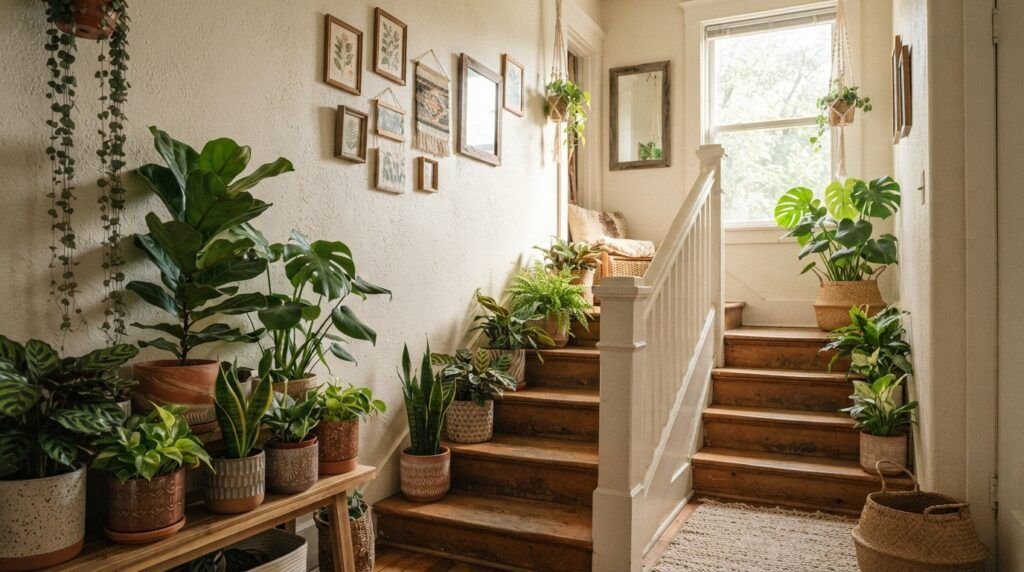 Indoor Staircase Garden