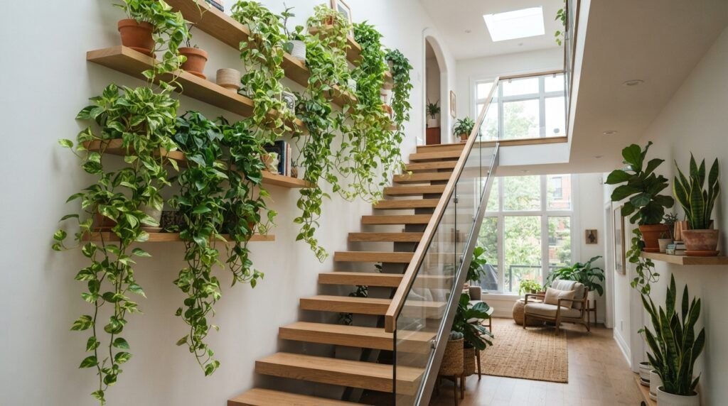 Indoor Staircase Garden