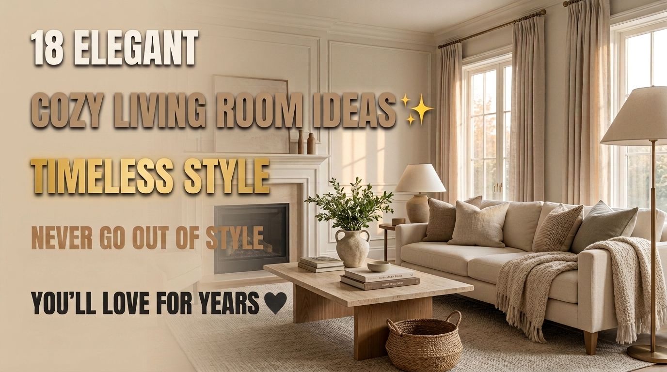 You are currently viewing 18 Elegant Cozy Living Room Ideas That Never Go Out of Style