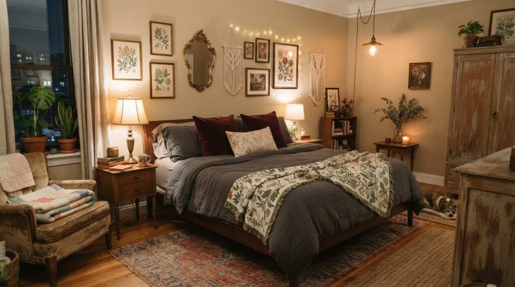 Dark Whimsical Bedroom