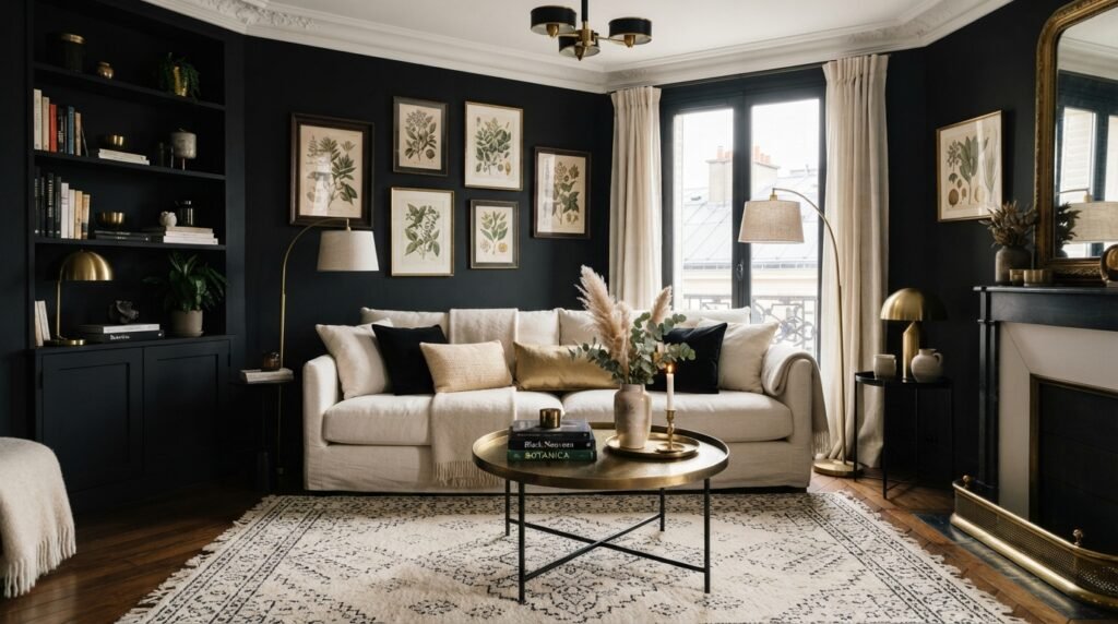 Black Nouveau Decor