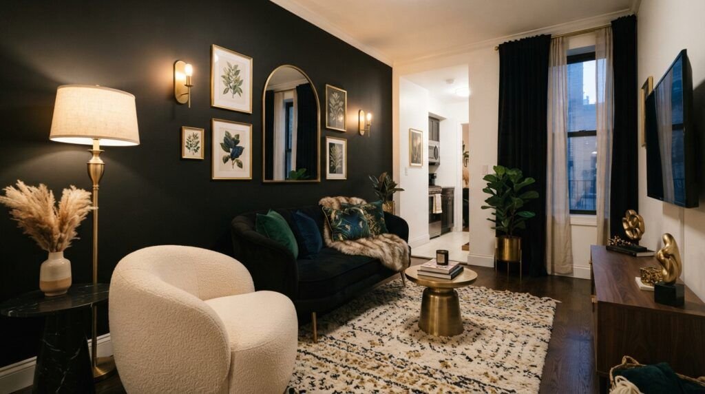 Black Nouveau Decor