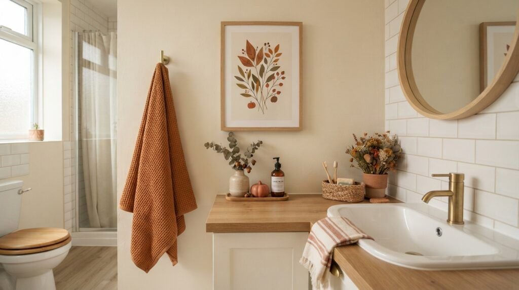 Fall Bathroom Decor
