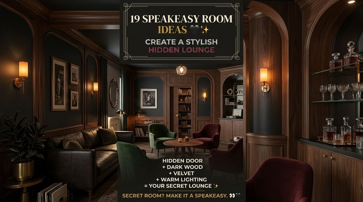 You are currently viewing 19 Speakeasy Room Ideas to Create a Stylish Hidden Lounge