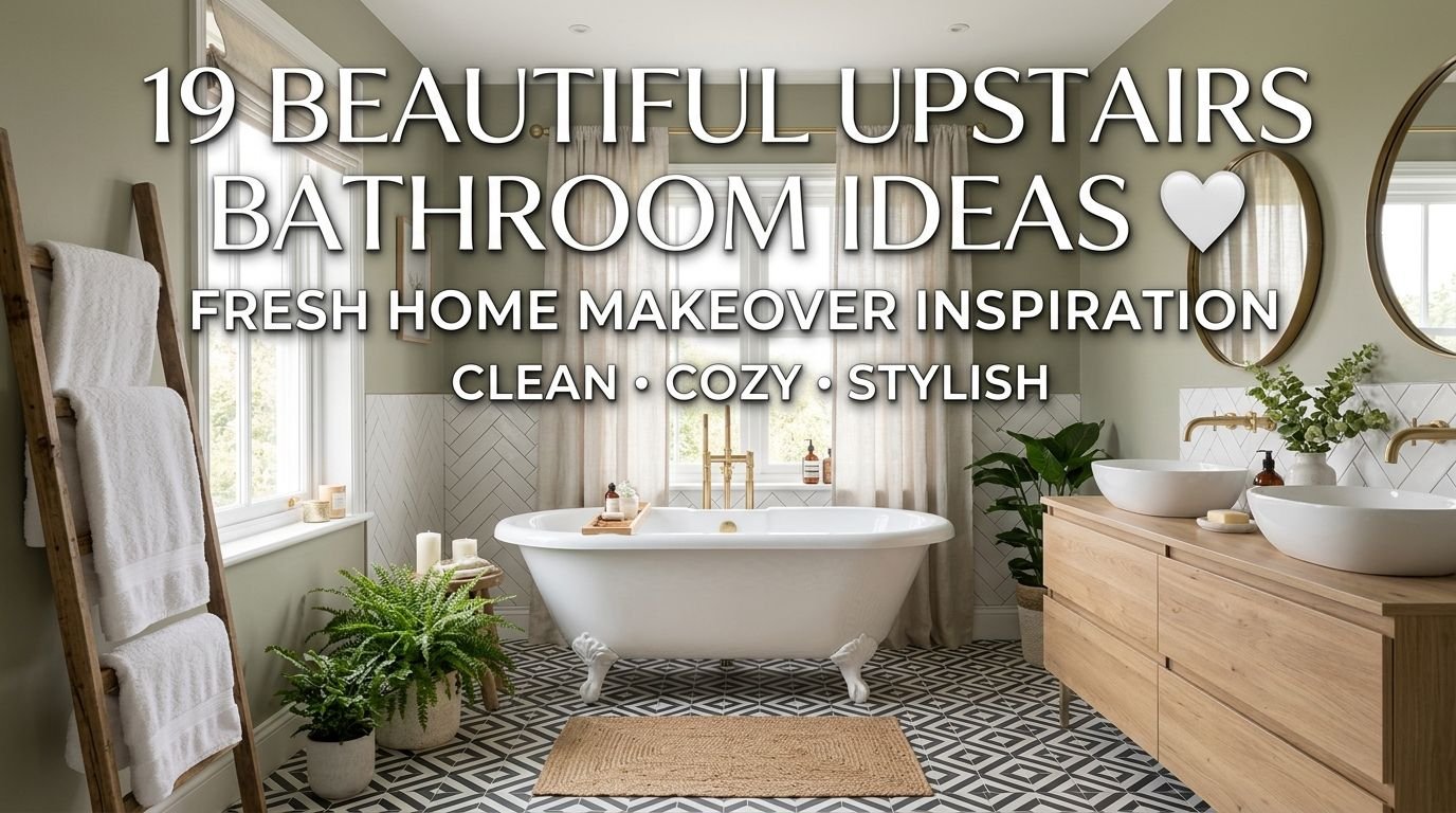 You are currently viewing 19 Beautiful Upstairs Bathroom Ideas for a Fresh Home Makeover