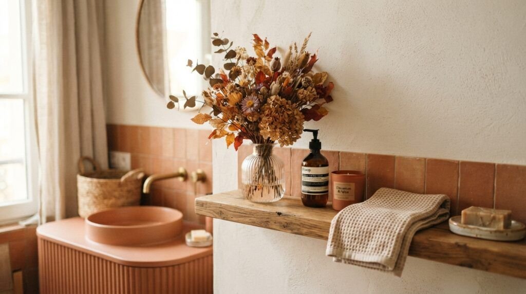 Fall Bathroom Decor