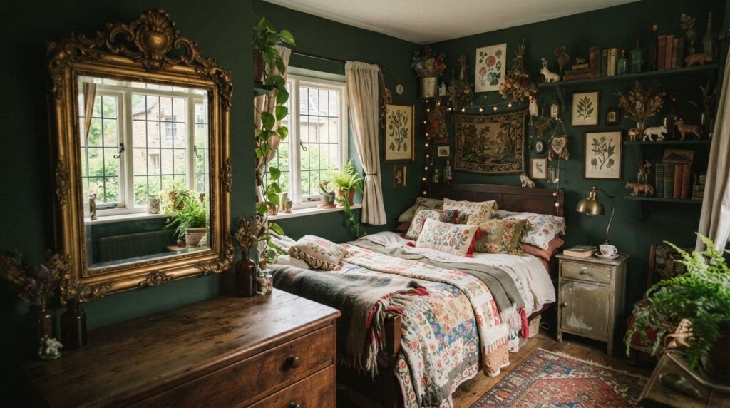 Dark Whimsical Bedroom