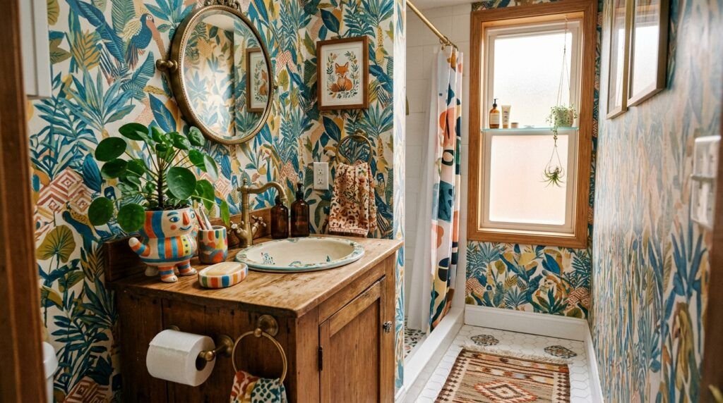 Small Funky Bathroom Ideas