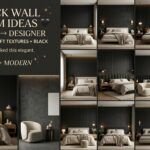 19 Black Feature Wall Bedroom Ideas That Look Elegant & Modern