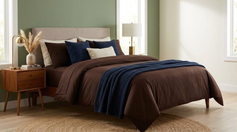 Read more about the article 21 Brown Bedding Color Combinations for a Stylish Bedroom